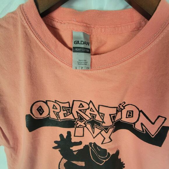 Operation IVY    band   t shirt size   small pink - Picture 2 of 2